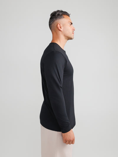Black Henley 10-pack
