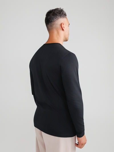 Black Henley 10-pack