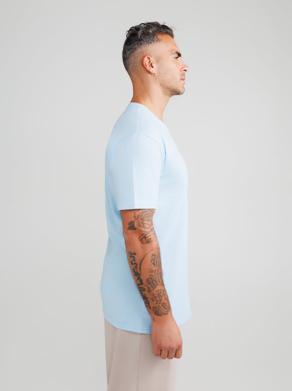 Baby Blue V-Neck T-Shirt