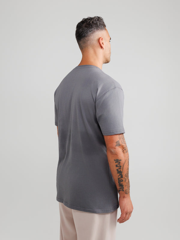 Dark Gray V-Neck T-shirts