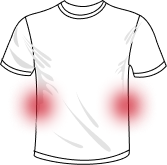 Des coutures latérales qui vrillent et font tomber le t-shirt de travers sur le corps