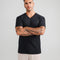 Black V-neck T-shirt
