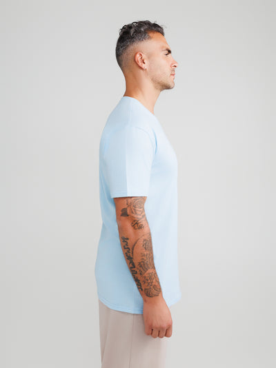 Baby Blue V-Neck T-Shirt