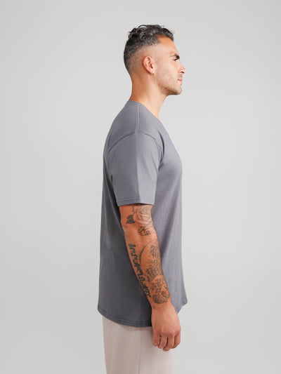Dark Gray V-Neck T-shirts